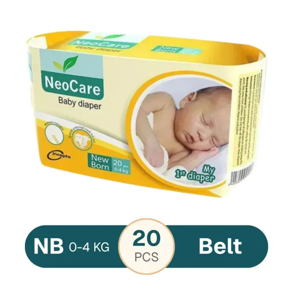 Neocare Newborn Belt Diaper 0-4 Kg 20 Pcs