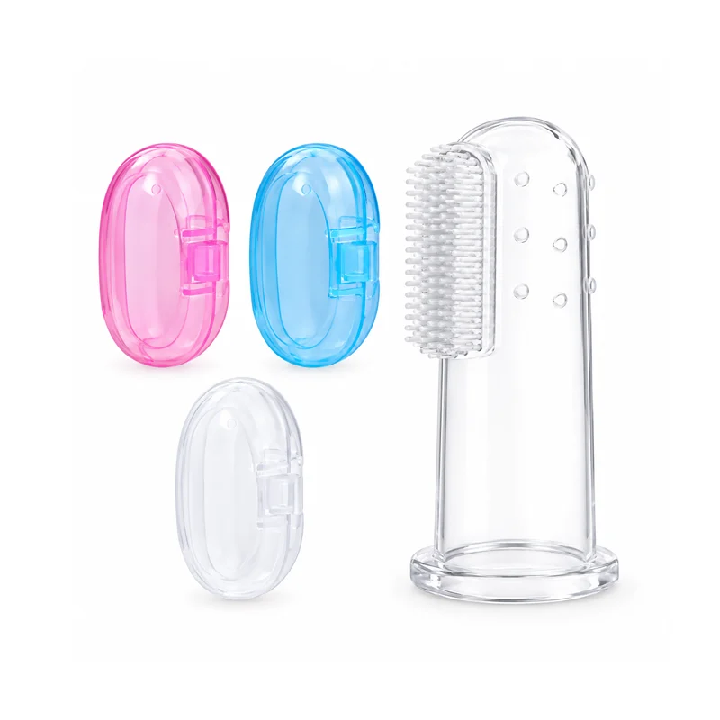 Silicon Baby Finger Tooth Brush for oral Sensory Relief
