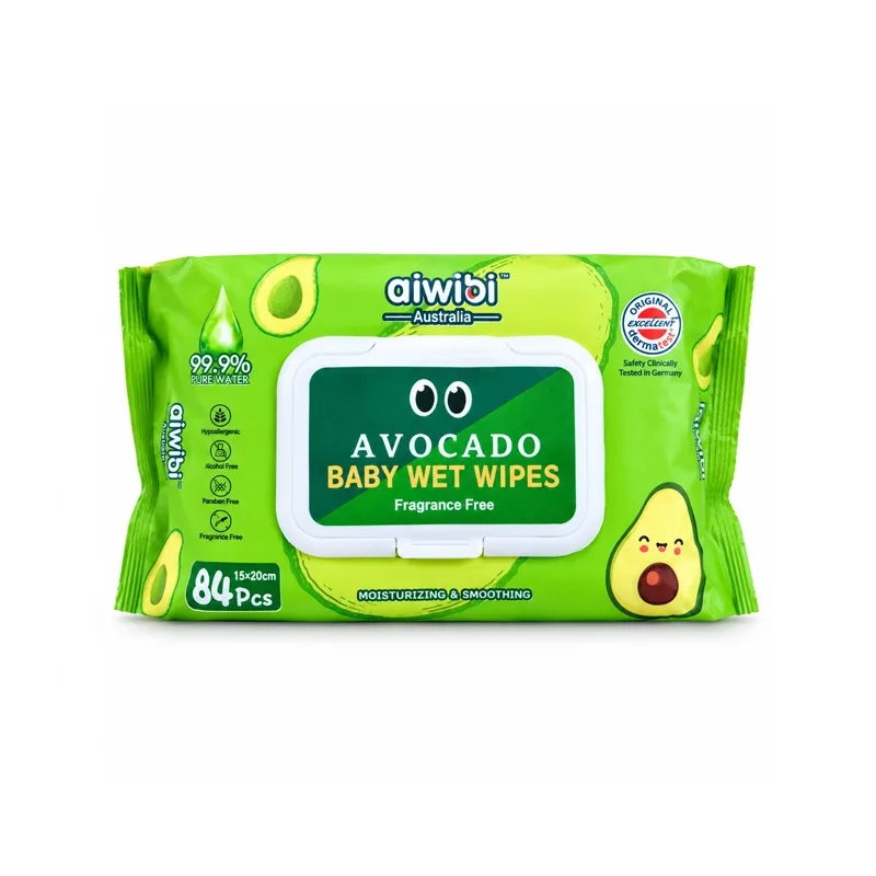 Aiwibi Australia Avocado Baby Wet Wipes 84pcs