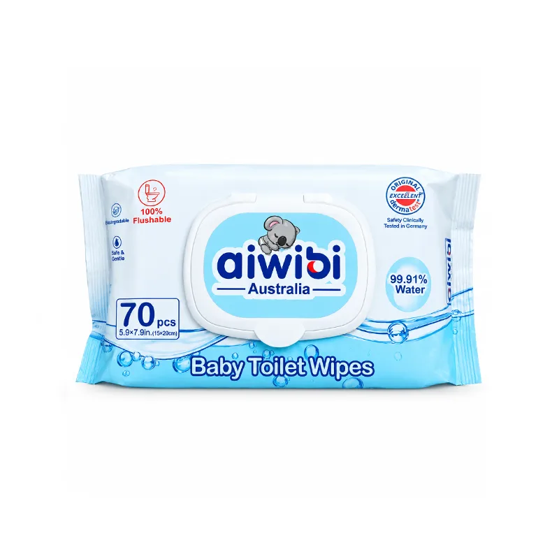 Aiwibi Australia Baby Toilet Wipes 70pcs