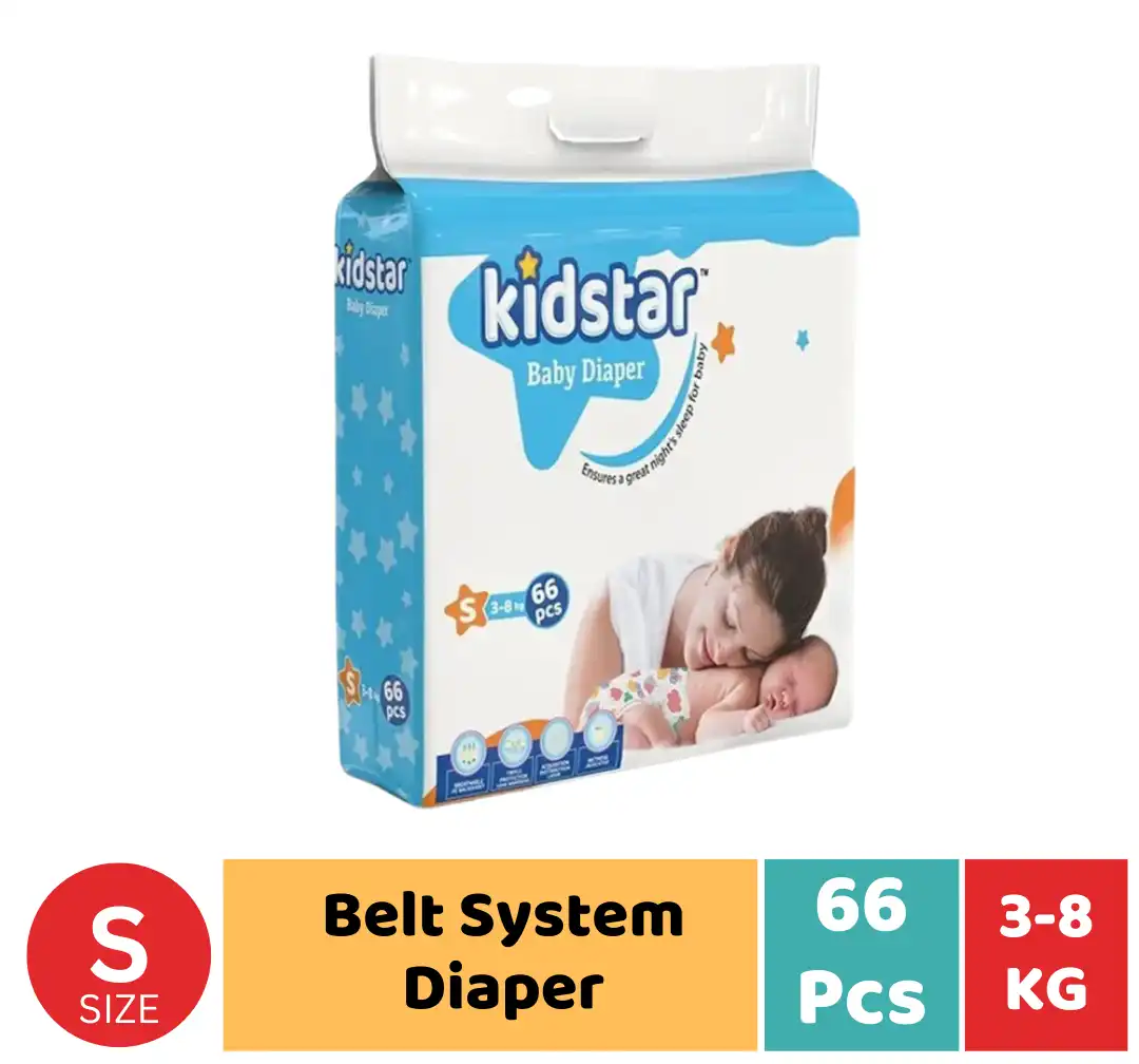 Kidstar Belt System Baby Diaper - (PRAN RFL)