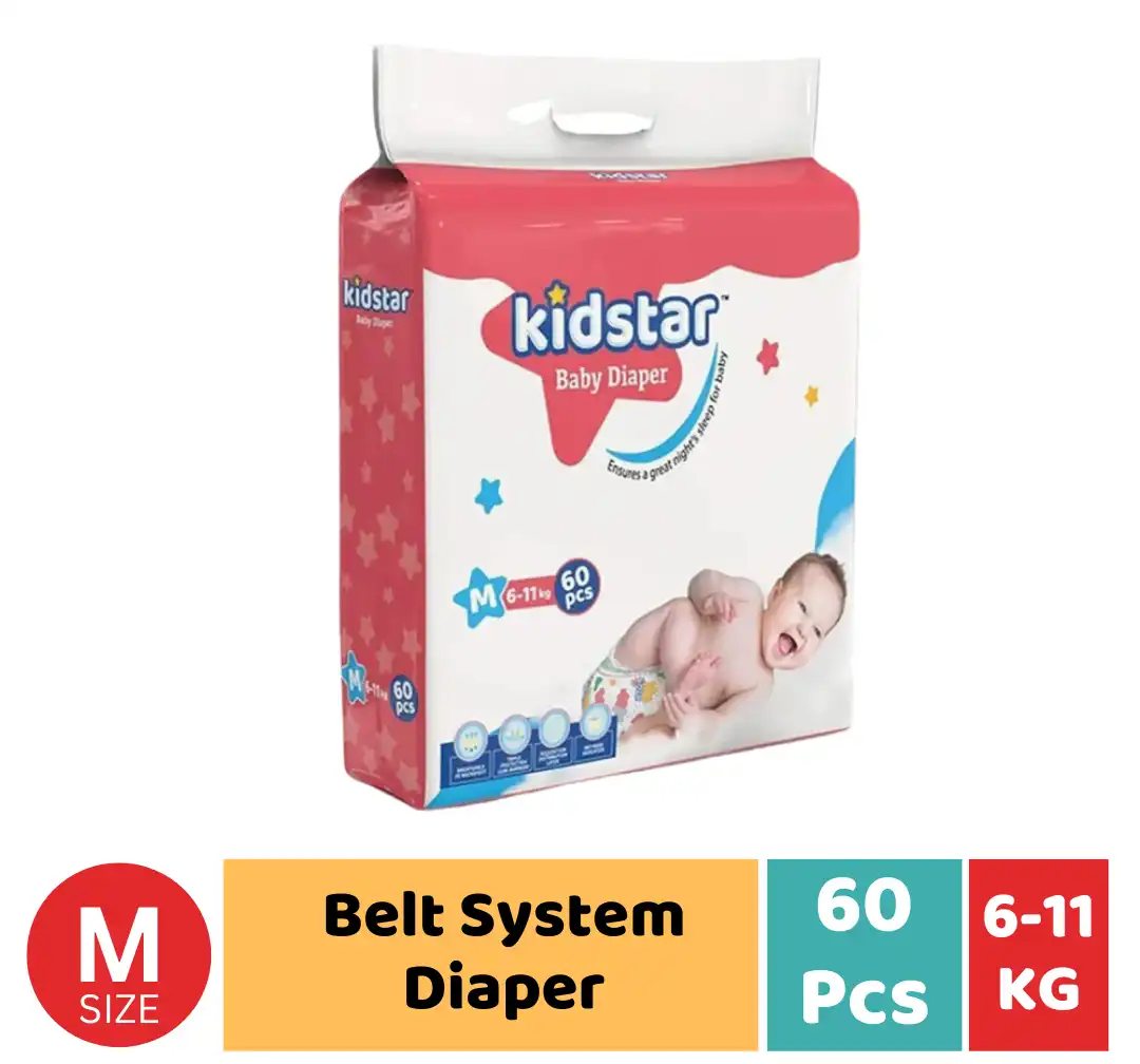 Kidstar Belt System Baby Diaper - (PRAN RFL)