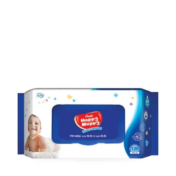 Fresh Happy Nappy Baby Wipes ( Pouch And Jar )